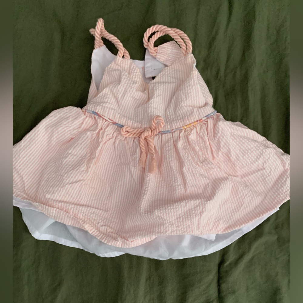Tommy Bahama Infant Girl Pink Striped Dress